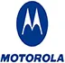 Motorola logo with blue emblem and text.